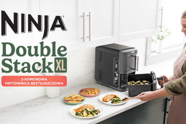 Frytkownica beztłuszczowa Ninja Double Stack XL SL400EU